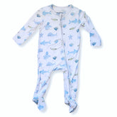 Zippered Footie in Under the Sea Footies Dear Perli 0-3M 