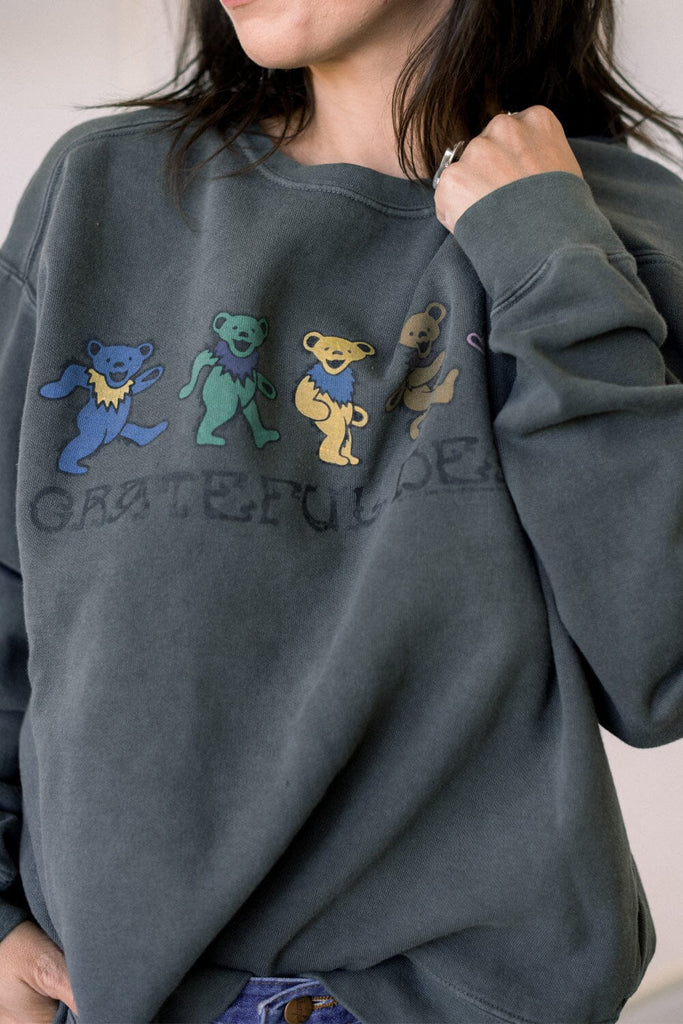 Grateful Dead Backstage Sweatshirt Sweatshirt People of Leisure Black XS 