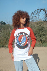 Grateful Dead Stealie Baseball Tee Band Tees People of Leisure 