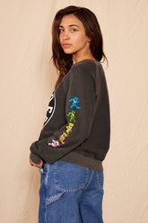 Grateful Dead Dancing Bears Crewneck Sweatshirt Sweatshirt People of Leisure 