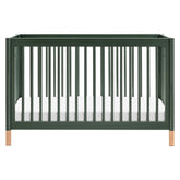 Gelato 4-in-1 Convertible Crib with Toddler Bed Conversion Kit | Forest Green