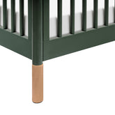 Gelato 4-in-1 Convertible Crib with Toddler Bed Conversion Kit | Forest Green