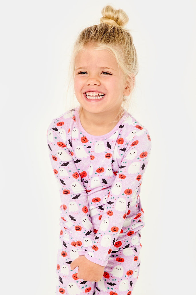 Long Sleeve Pajama Set - Halloween Ghosts by Clover Baby & Kids Clover Baby & Kids 