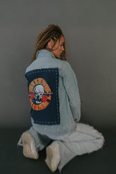 Guns N Roses Hand Stitched Denim Jacket People of Leisure 