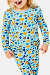 Long Sleeve Pajama Set | Hanukkah Dreidels Pajama Sets Clover Baby & Kids 