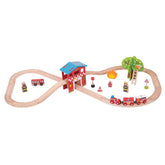 Fire Station Train Set Bigjigs Toys US 