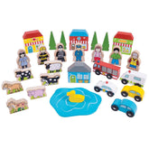 Trackside Accessory Set Bigjigs Toys US 