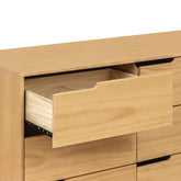 Hudson 6-Drawer Assembled Double Dresser | Honey