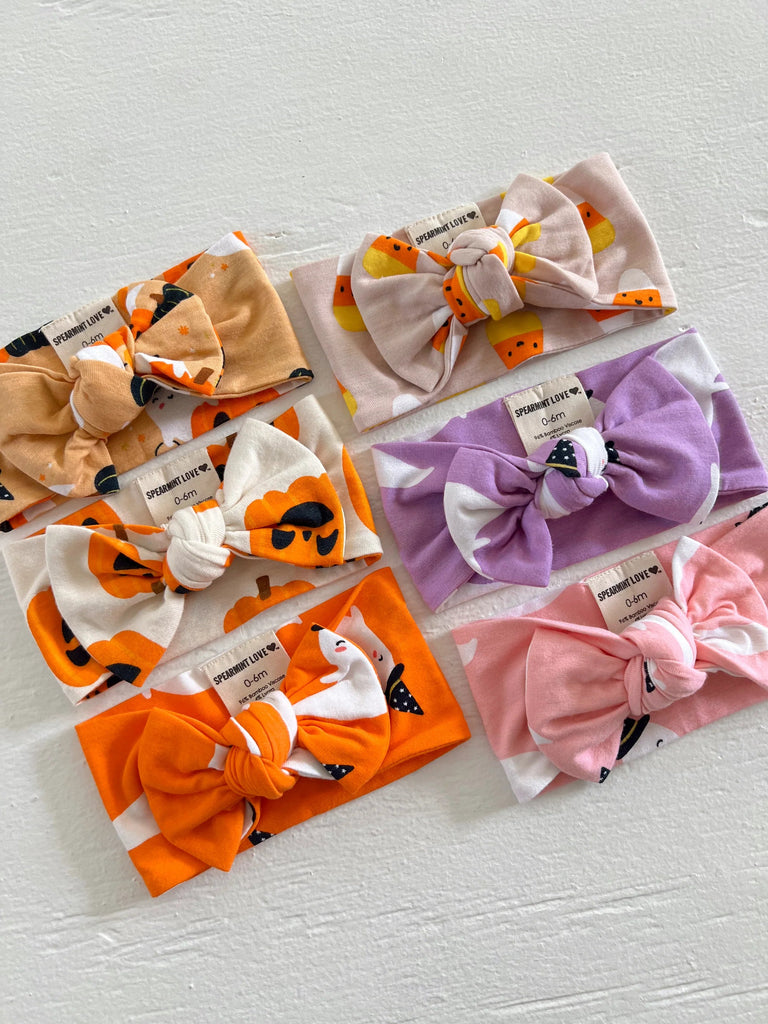 Knot Bow | Halloween Cluster Bows & Headbands SpearmintLOVE 