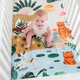 In The Jungle 60x120cm Cot Sheet Crib sheets Rookie Humans 