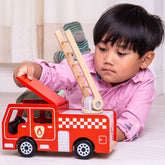 City Fire Engine Cars & Trains Bigjigs Toys US 