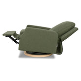 Crewe Recliner and Swivel Glider | Olive Boucle w/Light Wood Base Rocking Chairs NAMESAKE 