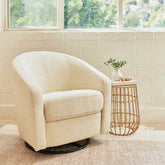 Madison Swivel Glider | Ivory Boucle Rocking Chairs Babyletto 