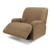 Winslow Extra Wide Recliner and Swivel Glider | Cortado Shearling Rocking Chairs NAMESAKE 