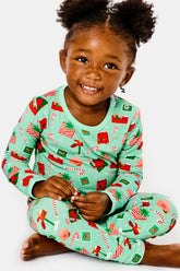 Long Sleeve Pajama Set | Santa Mail Pajama Sets Clover Baby & Kids 