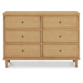 Marin with Cane 6 Drawer Dresser | Honey