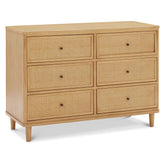 Marin with Cane 6 Drawer Dresser | Honey