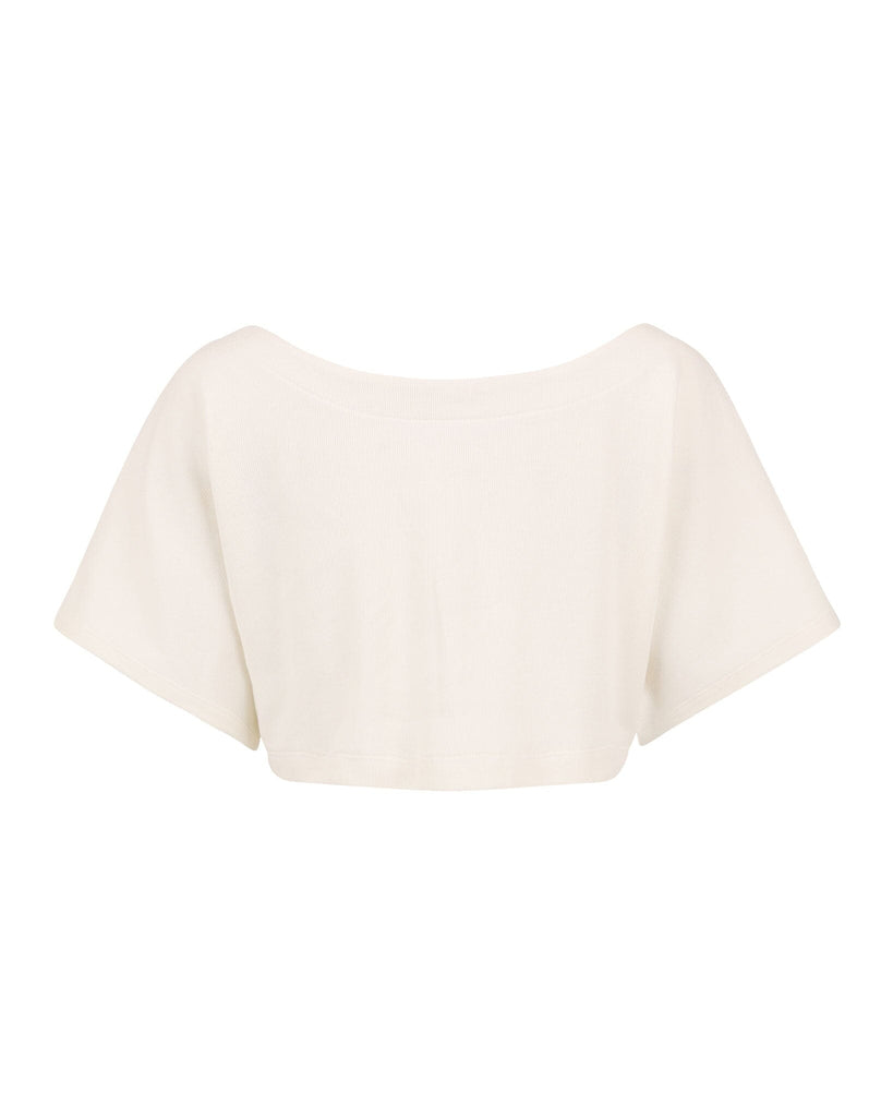 Monet Bouclé White Tops & Tees Jurate Los Angeles 