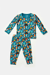 Long Sleeve Pajama Set - Mushroom Forest by Clover Baby & Kids Clover Baby & Kids 