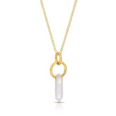 Healing Vibes Namaste Moonstone Necklaces Jurate Los Angeles 