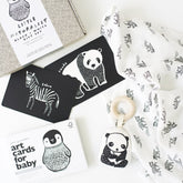 Newborn Baby Gift Set - Black + White Gift Sets Wee Gallery 