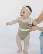 Organic Cotton Magnetic Bubble Romper | Truffle Jumpsuits & Rompers Dear Hayden Truffle 0-3 m 