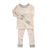 Organic Cotton Modal Rib Floral Bud Pajama Set Pajama Sets Dear Hayden 