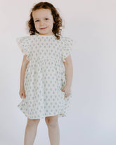 Organic Cotton Muslin Flutter Sleeve Dress Dresses Dear Hayden 