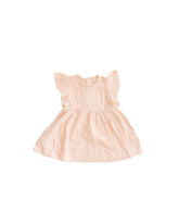 Organic Cotton Muslin Flutter Sleeve Dress Dresses Dear Hayden Orchid Pink 12-18m 