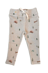 Organic Cotton Waffle Leggings in Camping Bottoms Dear Hayden 