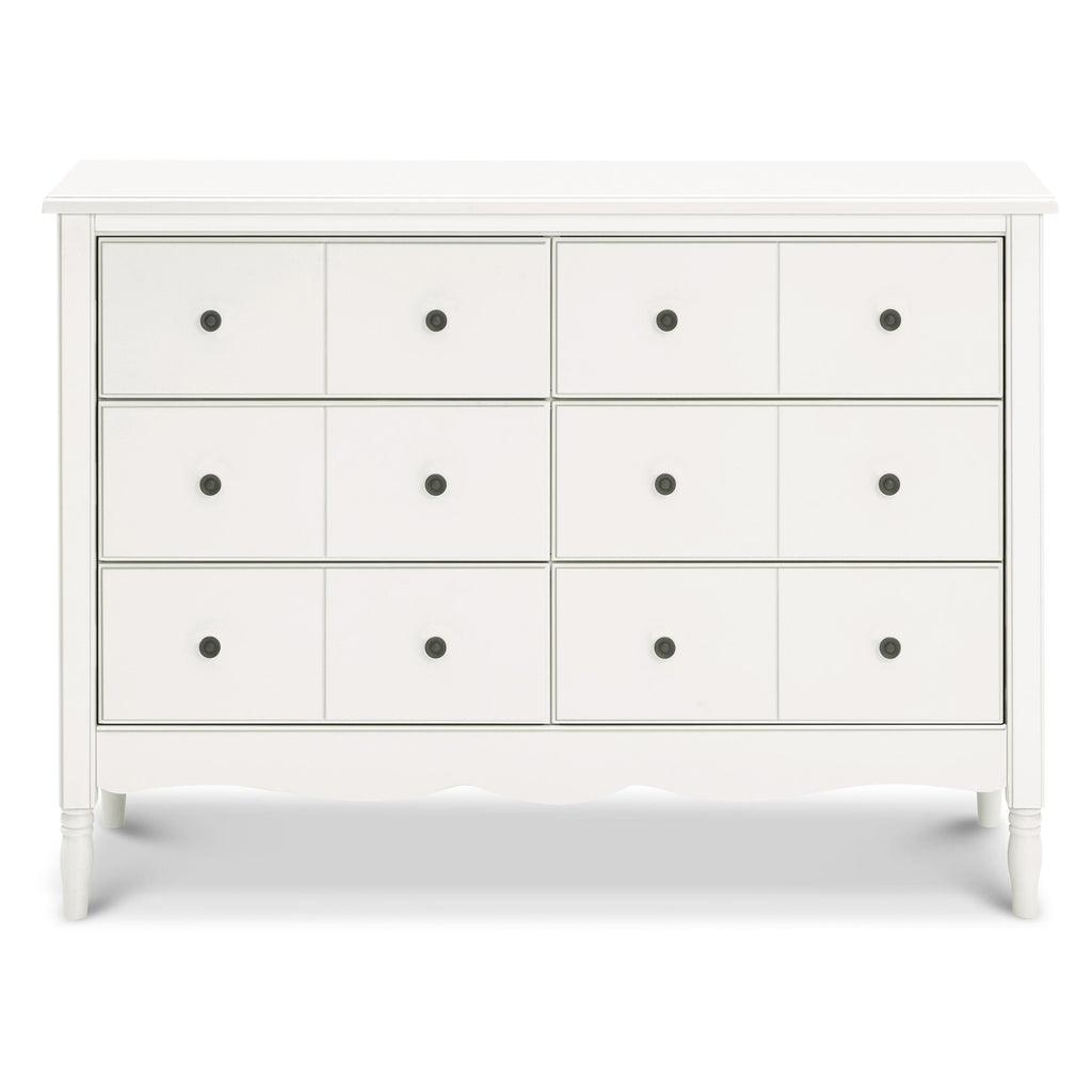 Liberty 6-Drawer Assembled Dresser | Warm White Changing Dressers NAMESAKE 