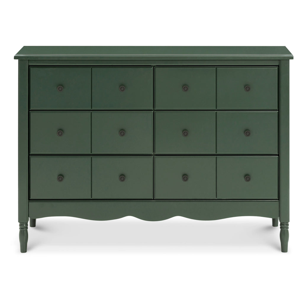 Liberty 6-Drawer Assembled Dresser | Forest Green Changing Dressers NAMESAKE 