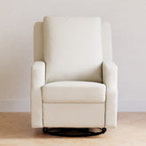 Crewe Recliner & Swivel Glider | Cream Eco-Weave Rocking Chairs Babyletto 