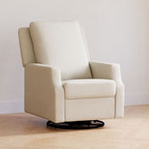 Crewe Recliner & Swivel Glider | Cream Eco-Weave Rocking Chairs Babyletto 