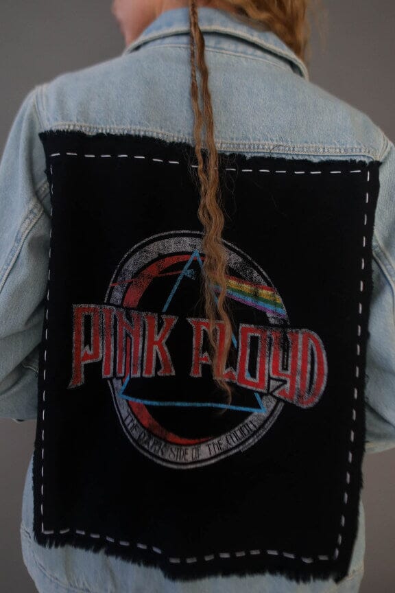 Pink Floyd Hand Stitched Denim Jacket People of Leisure 