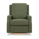 Crewe Recliner and Swivel Glider | Olive Boucle w/Light Wood Base Rocking Chairs NAMESAKE 