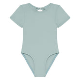 Powder Blue Mini Short Sleeve One-Piece Mini Swimwear Montce 