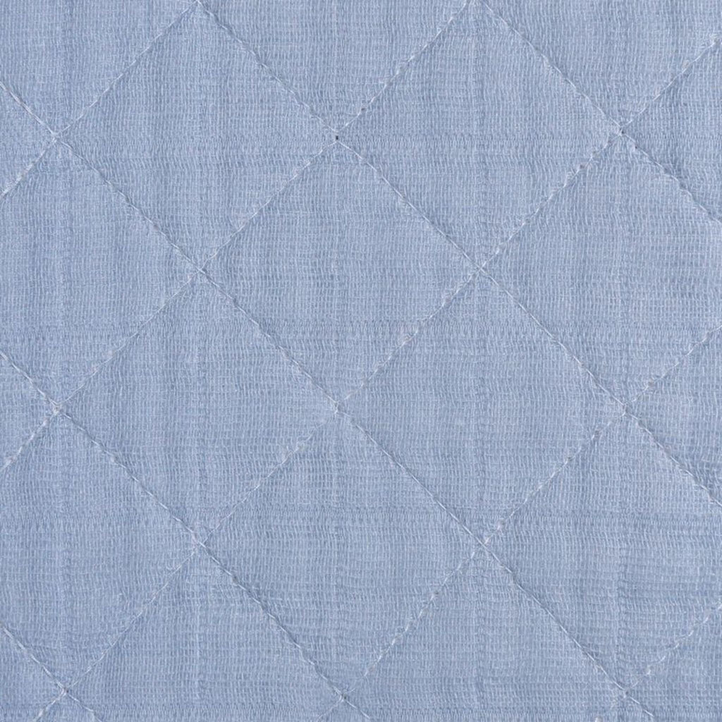 Quilted Changing Pad Cover in GOTS Certified Organic Muslin Cotton | Dewdrop