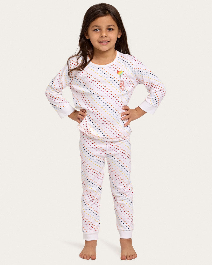 Riley PJ Set in Care Bears Hearts Pajama Sets Cozyland 