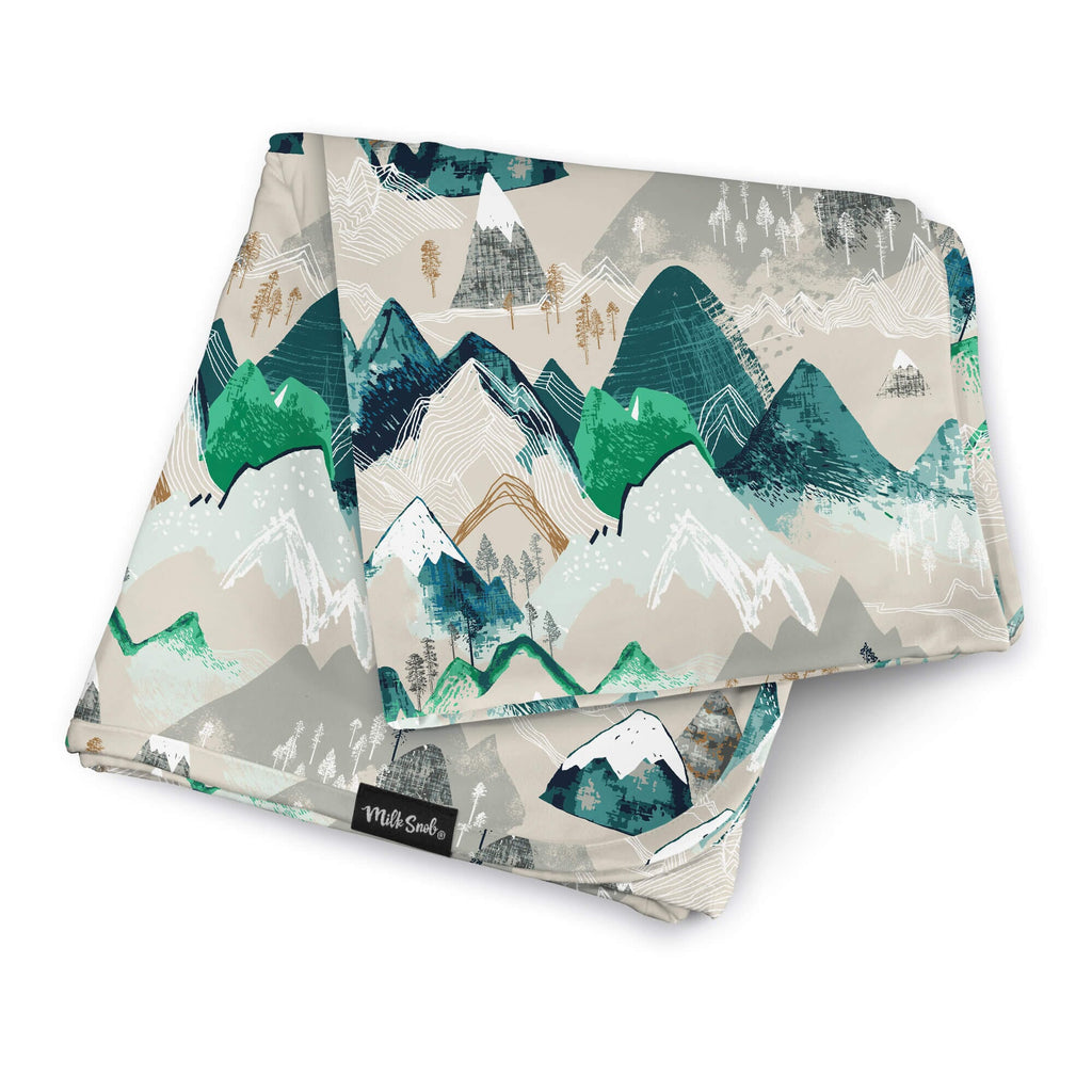 Rocky Mountains Blanket by Milk Snob Multi-Purpose Covers Milk Snob 