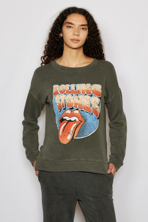 Rolling Stones Hot Lips Sweatshirt People of Leisure 