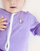 Rory Onesie in Lavendar Footies Cozyland 