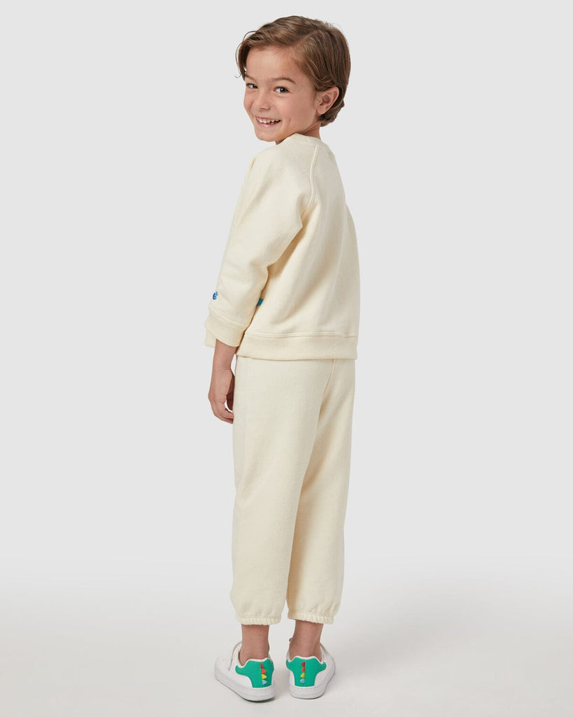 Mini Walker Sweatpant in Cream COZYLAND Cozyland 