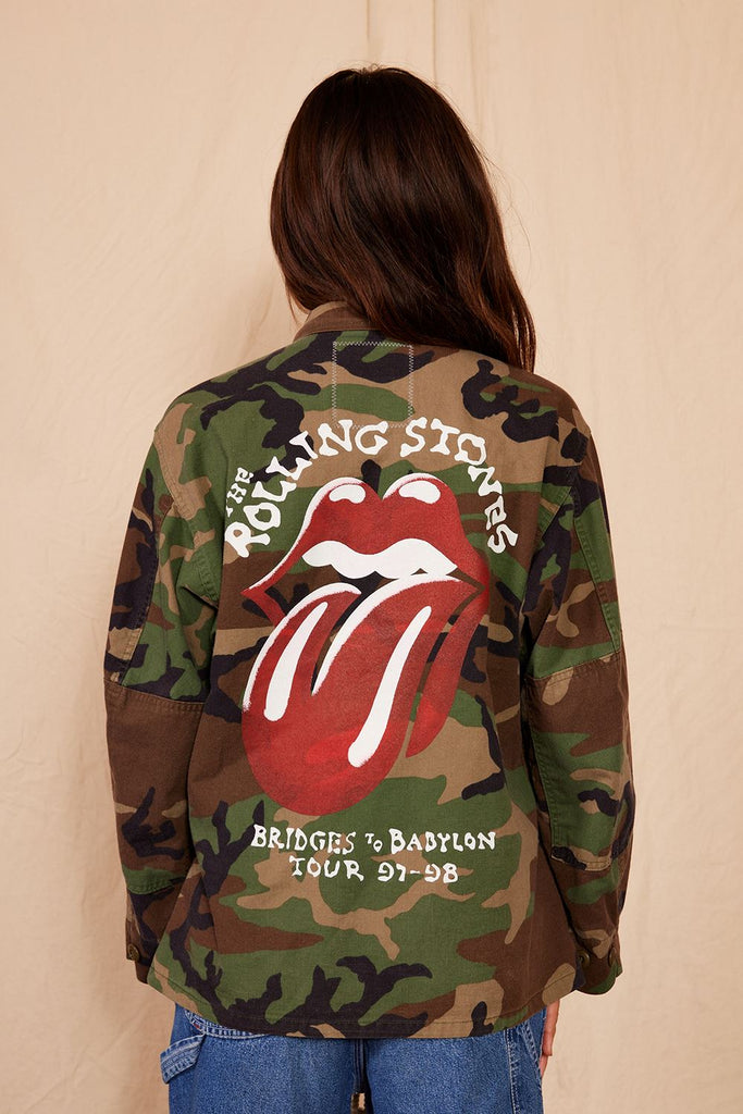 Rolling Stones Authentic Vintage Camo Army Jacket Jackets People of Leisure 