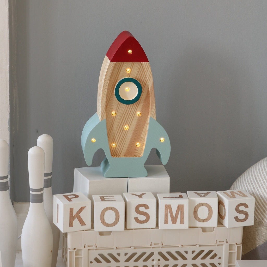 Little Lights Mini Rocket Ship Lamp Baby & Toddler Little Lights US 