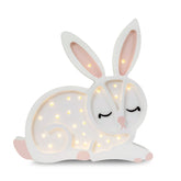 Little Lights Bunny Lamp Night Lights Little Lights White 