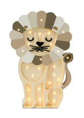 Little Lights Lion Lamp Little Lights US Cappuccino Rainbow 