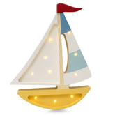 Little Lights Mini Sailboat Lamp Night Lights Little Lights Mustard 