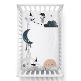 The Moon's Birthday Mini Crib Sheet Crib sheets Rookie Humans 