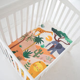 In The Savanna Mini Crib Sheet Crib sheets Rookie Humans 